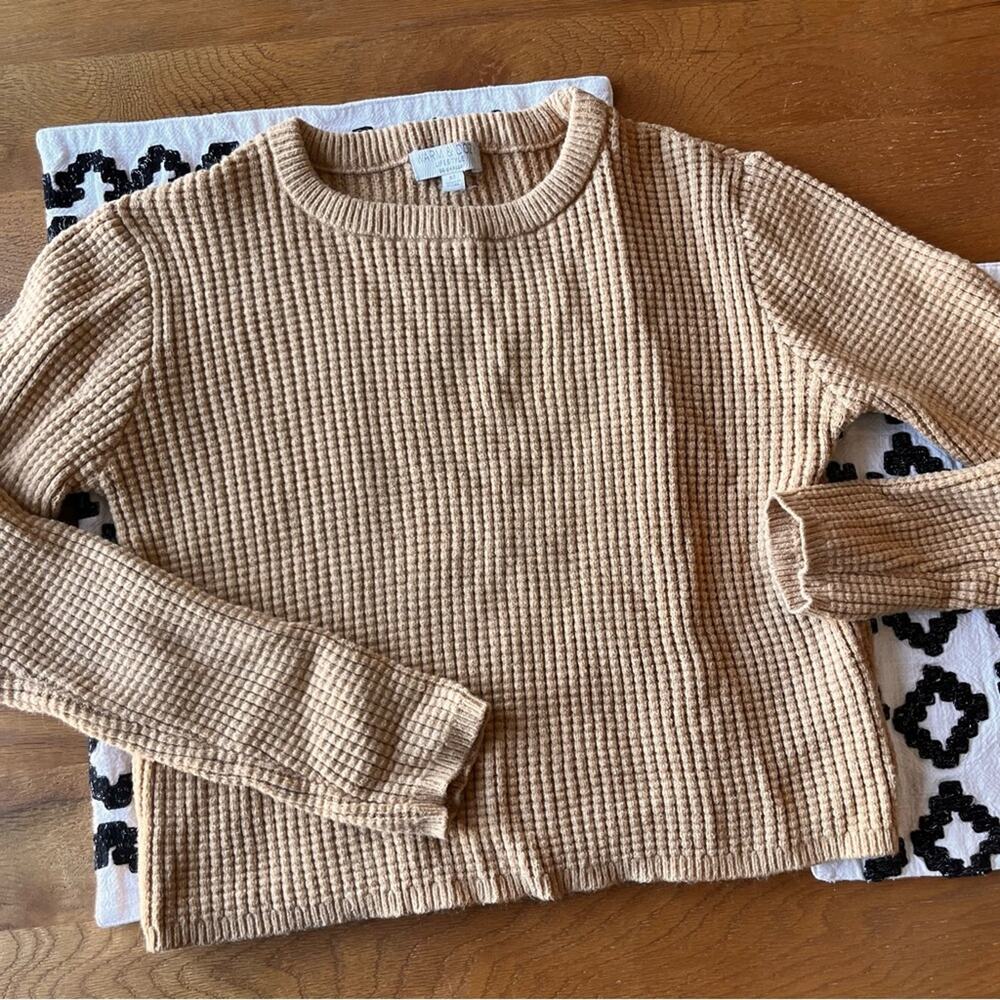 Warm & Cozy Lifestyle crop ribbed sweater juniors size medium M